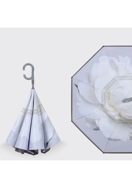 Vinil Çift Katmanlı Şemsiye (Yurt Dışından)