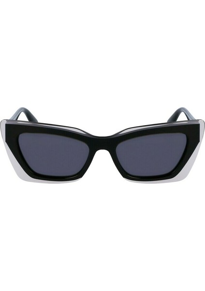Ckj 23656S 001 52 Kadın Cat Eye Kristal Siyah Kemik Güneş Gözlüğü fiyatları