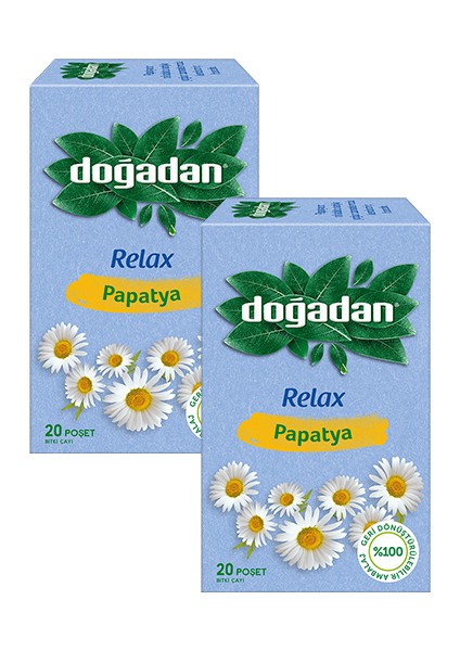 Papatya Bitki Çayı 20 Poşet x 2 Adet