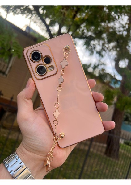 Vip Case Xiaomi Redmi Note 12 Pro (5g) Elçekli Parlak Tutamaçlı Kılıf