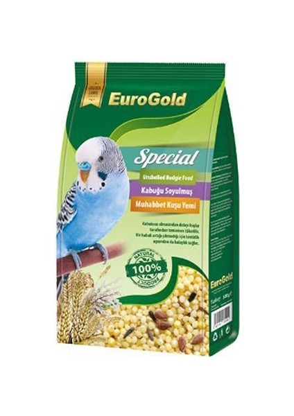 Euro Gold Special Kabuksuz Muhabbet Kuşu Yemi 500 Gr