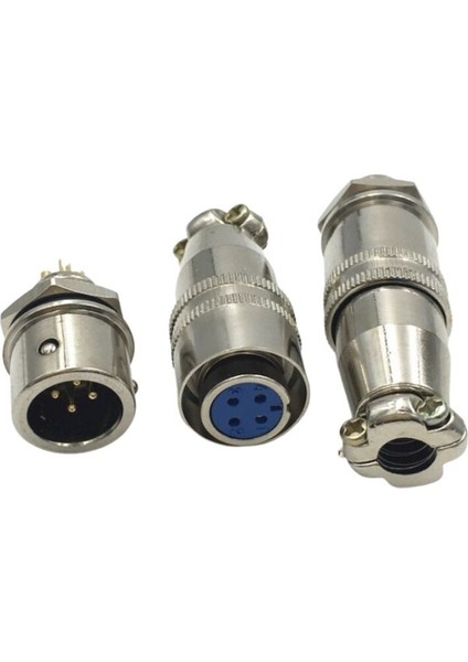 Xs8 4 Pin 8mm Su Geçirmez Konnektör Takımı