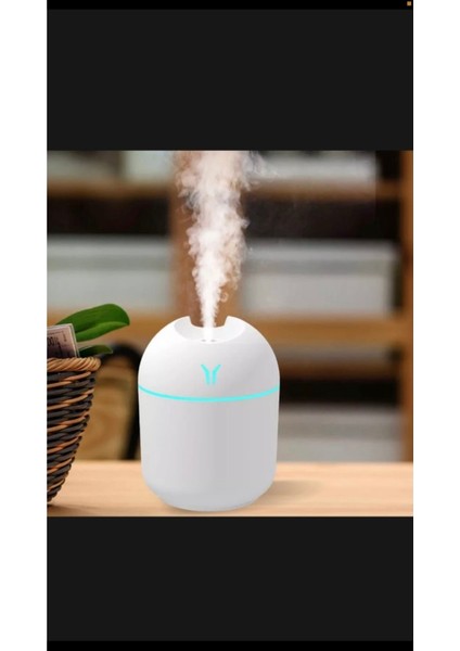 LED Işıklı Mini Ortam Hava Nemlendirici Buhar Makinesi ve Aroma Difüzörü Beyaz fiyatları