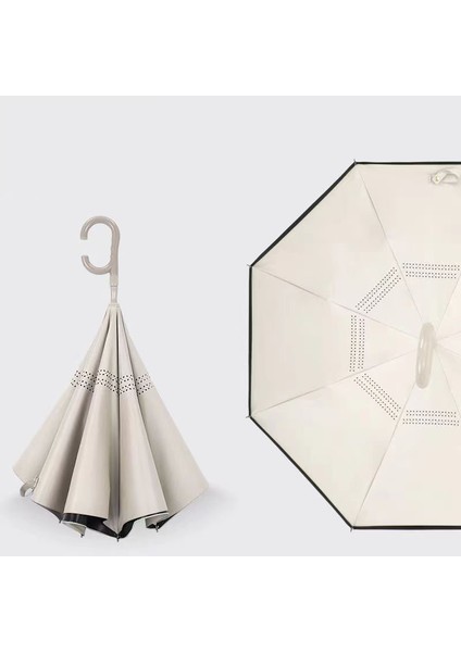 Vinil Çift Katmanlı Şemsiye (Yurt Dışından)