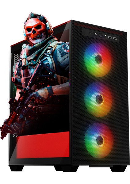 Sımple X60 I5 12400F 32GB Ram 960GB SSD RTX3050 8gb Masaüstü Oyun Bilgisayarı