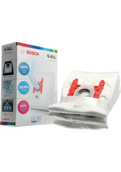 Bosch Logo Serisi Toz Torbası 4 Adet G All ( Kutulu )