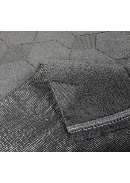 Modern Dekoratif Lara Antrasit Dokuma Halı modelleri