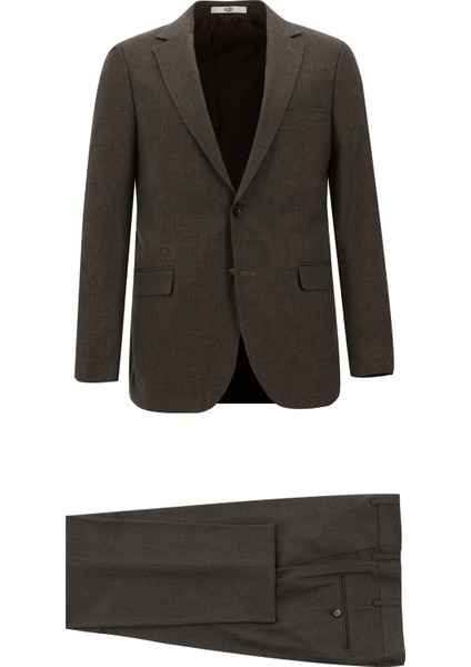 Klasik Desenli Takım Elbise