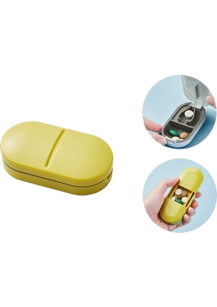 Taşınabilir Ilaç Kesici Küçük Ilaç Kutusu (Yurt Dışından)