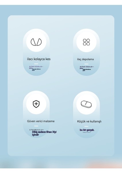 Taşınabilir Ilaç Kesici Küçük Ilaç Kutusu (Yurt Dışından) fiyatları