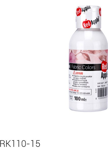 Kumas Boyası 100 ml Beyaz RK110-15