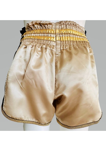 Muay Thai Elite Şort (Sütlükahve-Siyah)