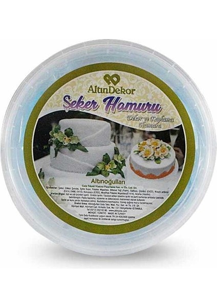 200 gr Altın Usta Şeker Hamuru Açık Mavi