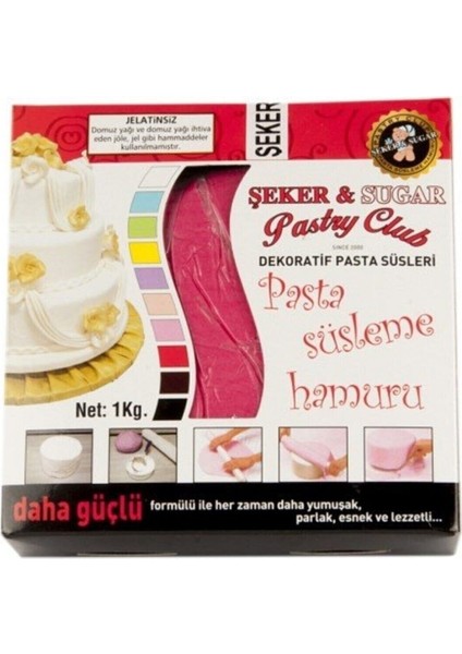 Fuşya Şeker Hamuru 1kg