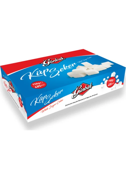 Küp Şeker 750 gr - 405'LI x 3ADET