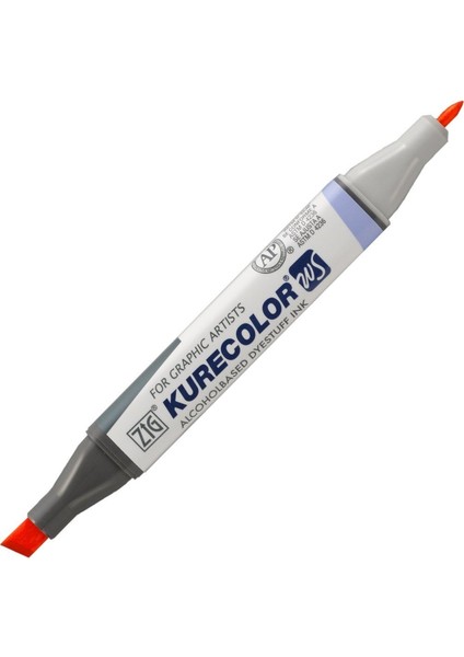 Kurecolor Twin S Marker KC3000 Çift Uçlu Grafik Markörü NO:215 Scarlet Red