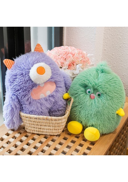 Uzun Saçlı Küçük Canavar Peluş Bebek (Yurt Dışından)