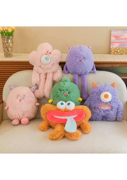 Uzun Saçlı Küçük Canavar Peluş Bebek (Yurt Dışından)