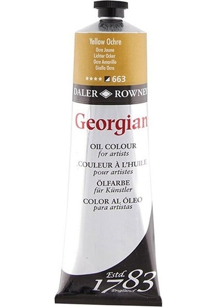 Daler Rowney Georgian Yağlı Boya 225ML 663 Yellow Ochre