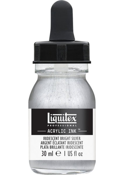 Akrilik Mürekkep 30 ml - Iridescent Rich Silver