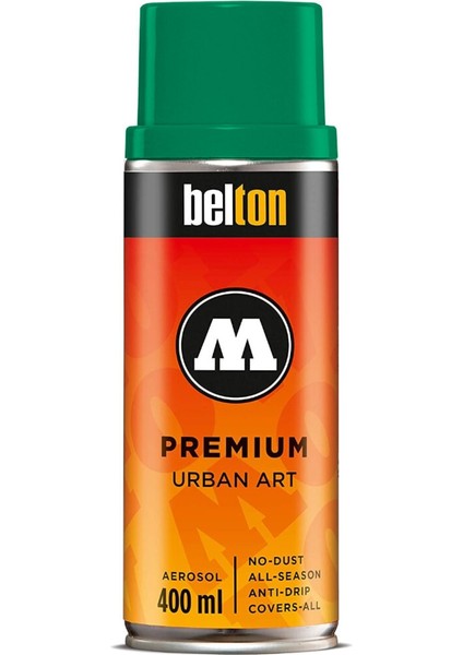 Belton Premium Sprey Boya 400ML N:141 Turquoise Green Middle