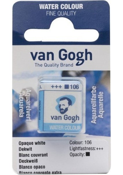 Profesyonel Sulu Boya Tablet Tekli No : 106 - Opaque White