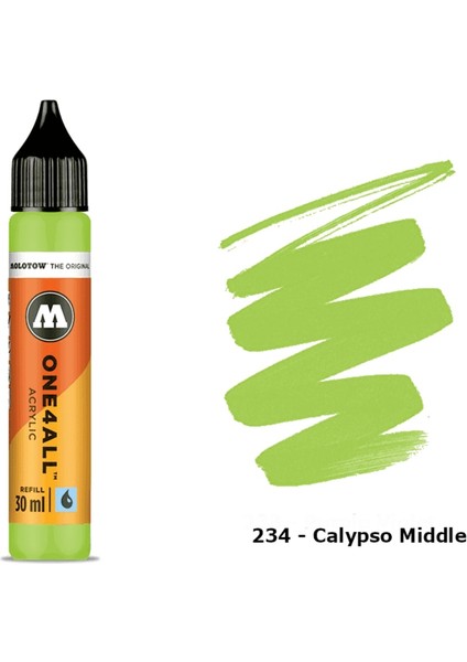 Akrilik Refill 30 ml N : 234 Calypso Middle