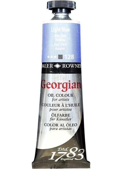 Daler Rowney Georgian Ligt Blue 128 Yağlı Boya Goc 38 ml