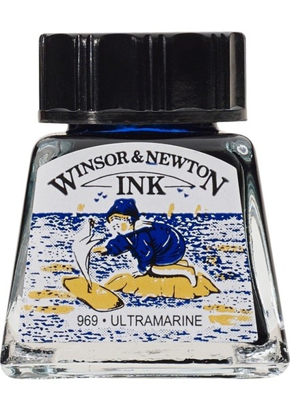 Drawing Ink Çini Mürekkebi 14 ml 660 Ultramarine