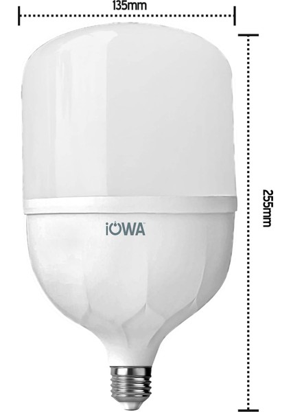 Yükseliş Elektrik Iowa 48 W Torch LED Ampul Beyaz 4320 Lümen 6500 K modelleri