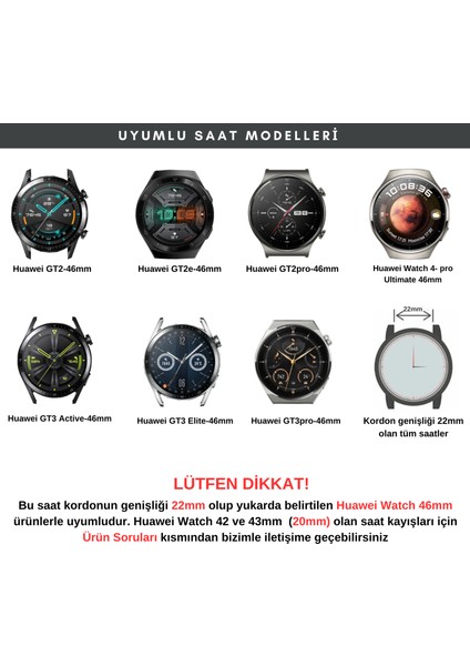 Huawei Watch Gri Deri Kordon 46mm Watch GT4 Gt 2 3 4 5 Pro Gt3 Watch 4 Gt2 E Gt2e Gt2pro Gt3 Pro Gt3pro Huawei Watch 4 Pro Ultimate Pro Se 2e Elite Deri Kayış 46 22mm