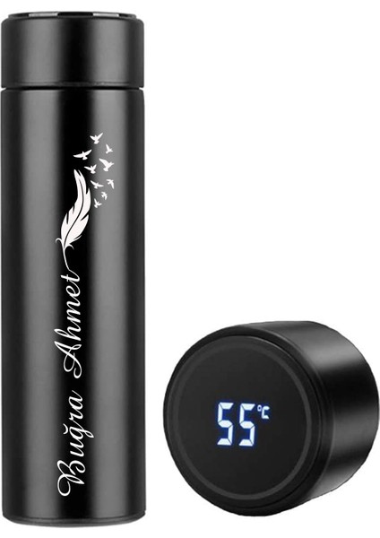 Hediyelik Termos Kişiye Özel Isim Baskılı Dereceli Çelik Termos fiyatları