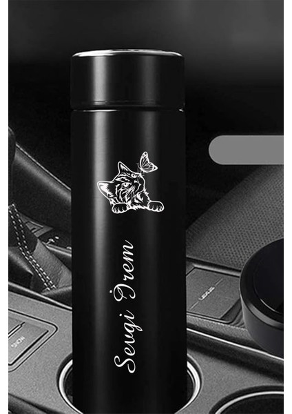 Hediyelik Termos Kişiye Özel Isim Baskılı Dereceli Çelik Termos fırsatları