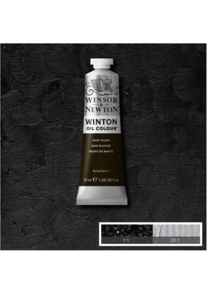 Winton Yağlı Boya 37 Ml. 24 Ivory Black