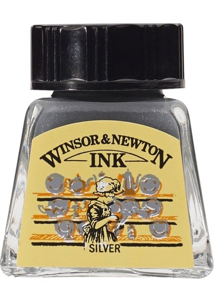 Drawing Ink Çini Mürekkebi 14 ml 617 Silver