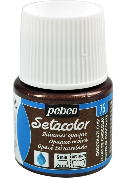 Setacolor Shimmer Parlak Opak Kumaş Boyası 45 ml Chocolate Chip