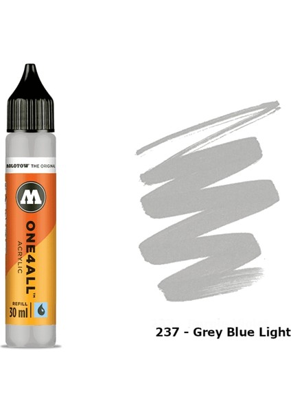 Akrilik Refill 30 ml N : 237 Grey Blue Light