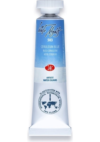 Tüp Suluboya 10 ml N : 503 Ceruleum Blue