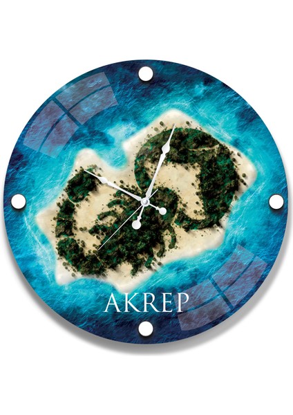 Akrep Cam Saat - 60 cm