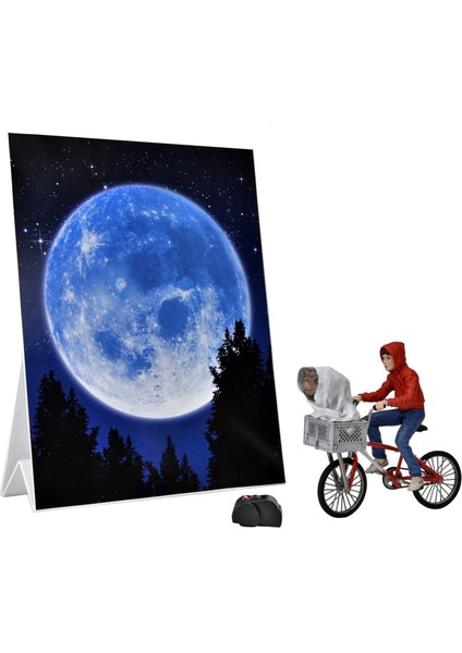 E.t. 40TH Anniversary - Elliot & E.t. On Bicycle Aksiyon Figürü