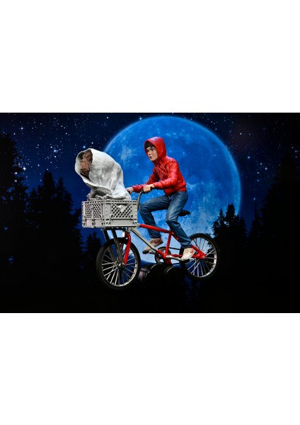 E.t. 40TH Anniversary - Elliot & E.t. On Bicycle Aksiyon Figürü