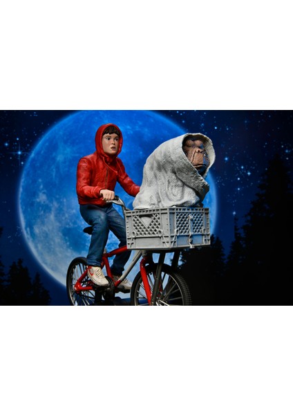 E.t. 40TH Anniversary - Elliot & E.t. On Bicycle Aksiyon Figürü