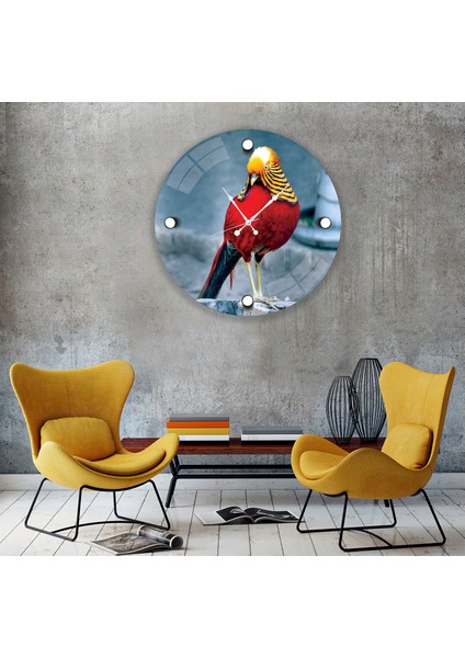 Cennet Kuşu Cam Saat - 40 cm fiyatları