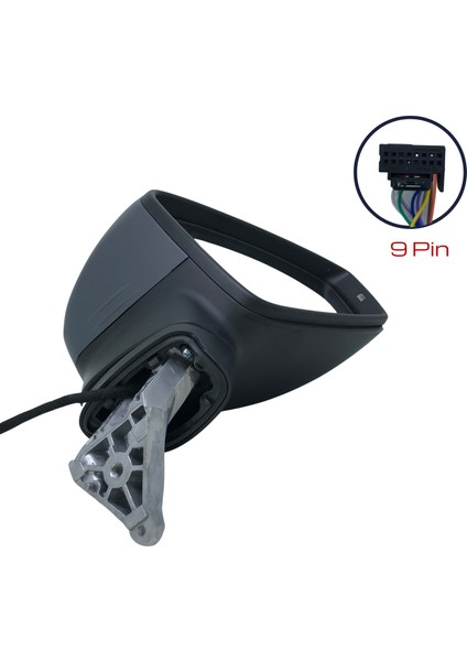 Dış Dikiz Aynası Vw Tiguan 2016-2022 Elektrikli, Isıtmalı, Sinyalli, Alt Aydınlatma, Otomatik Katlanır, Astarlı Kapak, 9 Pin indirimleri