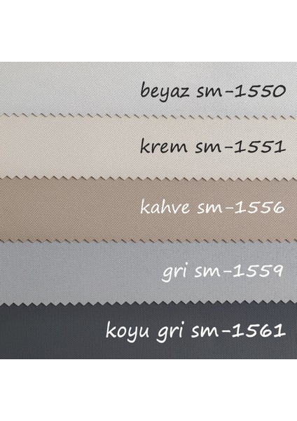 İpek Home Collection Stor Perde Focus Blackout ( Karartma ) Exclusive Serisi 3 Katmanlı, Ithal