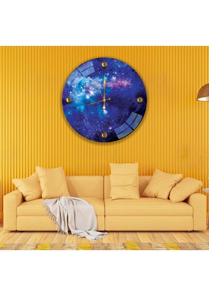 Gece Cam Saat - 60 cm