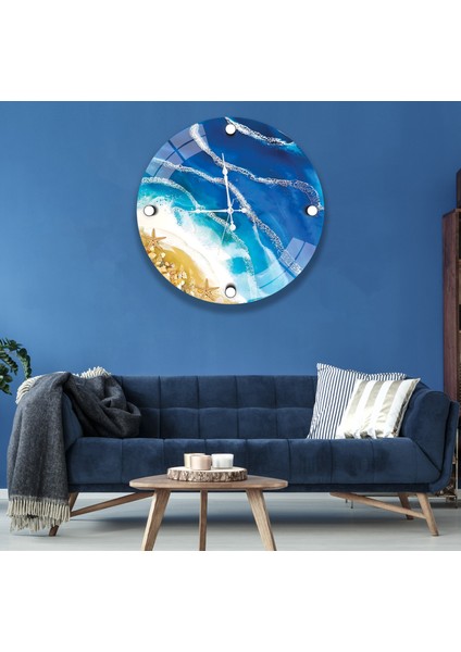 Deniz Kabuğu Cam Saat - 40 cm fiyatları