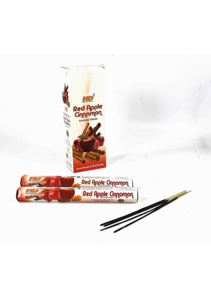 Red Apple Cinnamon Çubuk Tütsü - Tarçın ve Kırmızı Elma Kokusu 20'li
