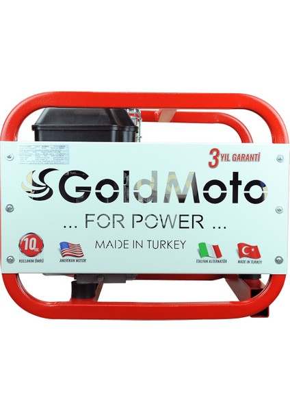 GM4BJBS Benzinli 4 Kva Nsm Alternatörlü Monofaze Jeneratör