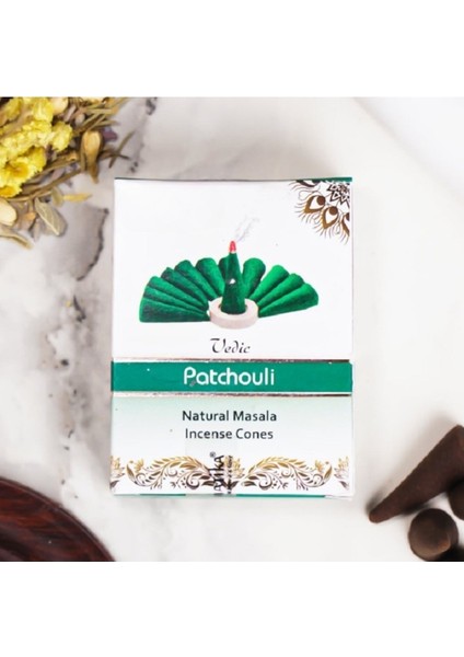 Aromatika Paçuli Kokulu Konik Tütsü